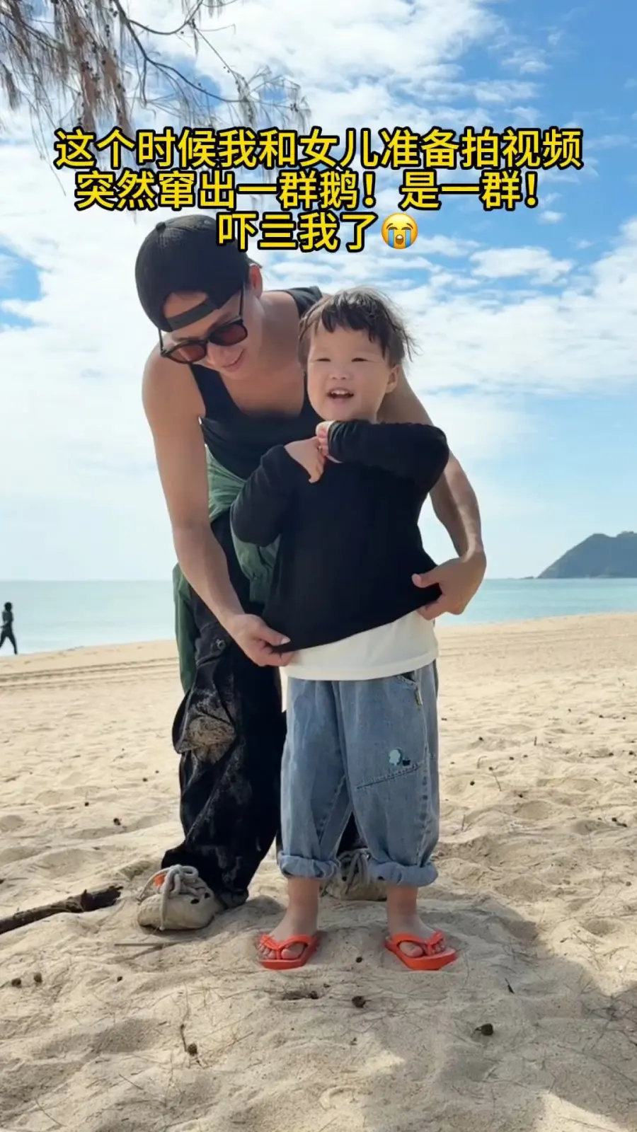 是谁在海边养的鹅？？？？